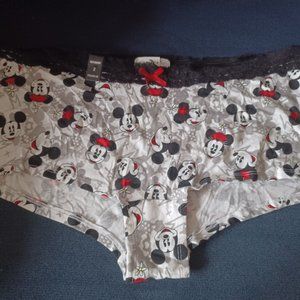 NEW Minnie Mouse Boyshort with lace - Torrid size 2